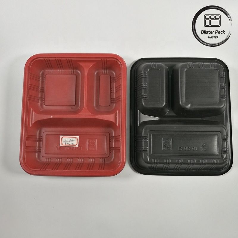 কাস্টম 2-3-4 কম্পার্টমেন্ট পিপি হট ফুড টেকওয়ে বেন্টো বক্স ইকো-বন্ধুত্বপূর্ণ আয়তক্ষেত্রাকার